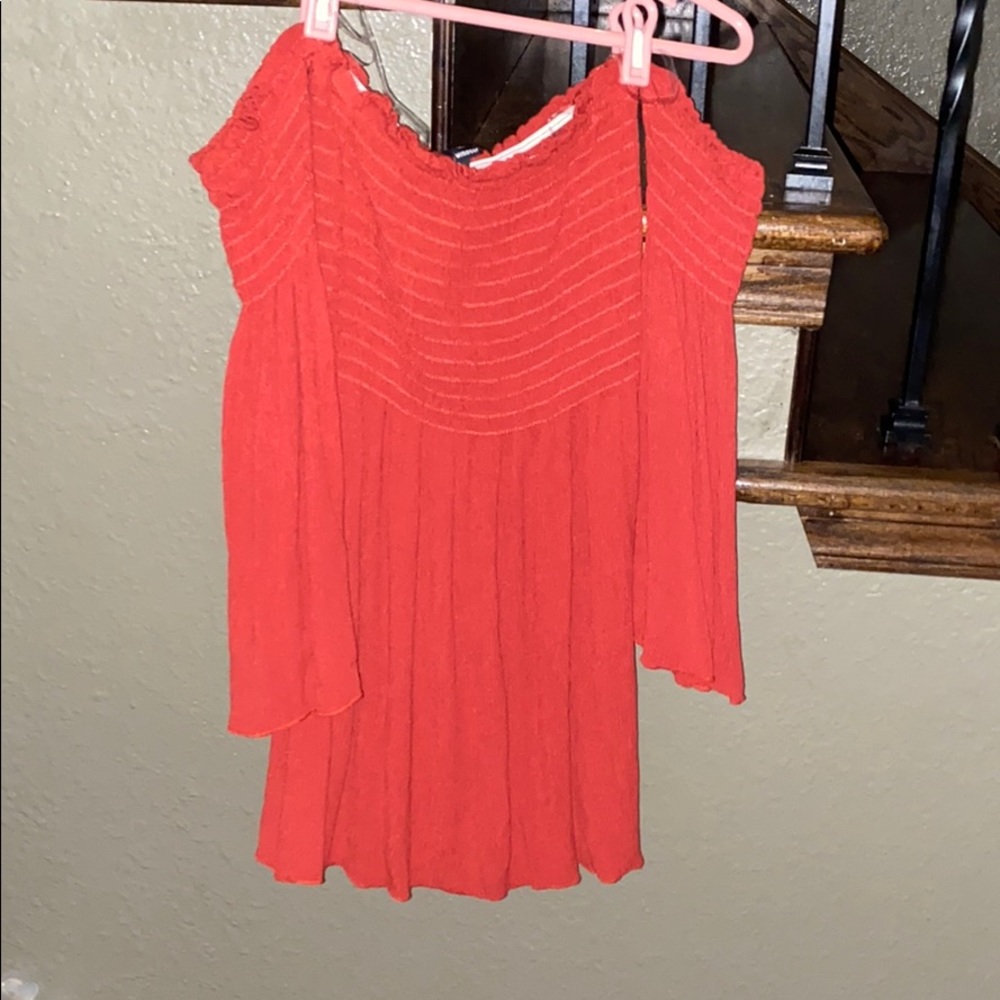 A off the shoulder dress